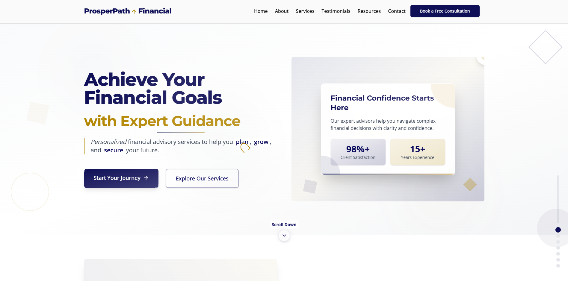 ProsperPath Financial website screenshot